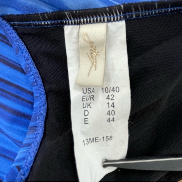 GOTTEX One Piece Swimsuit blues ruching vibrant - Picture 16 of 16